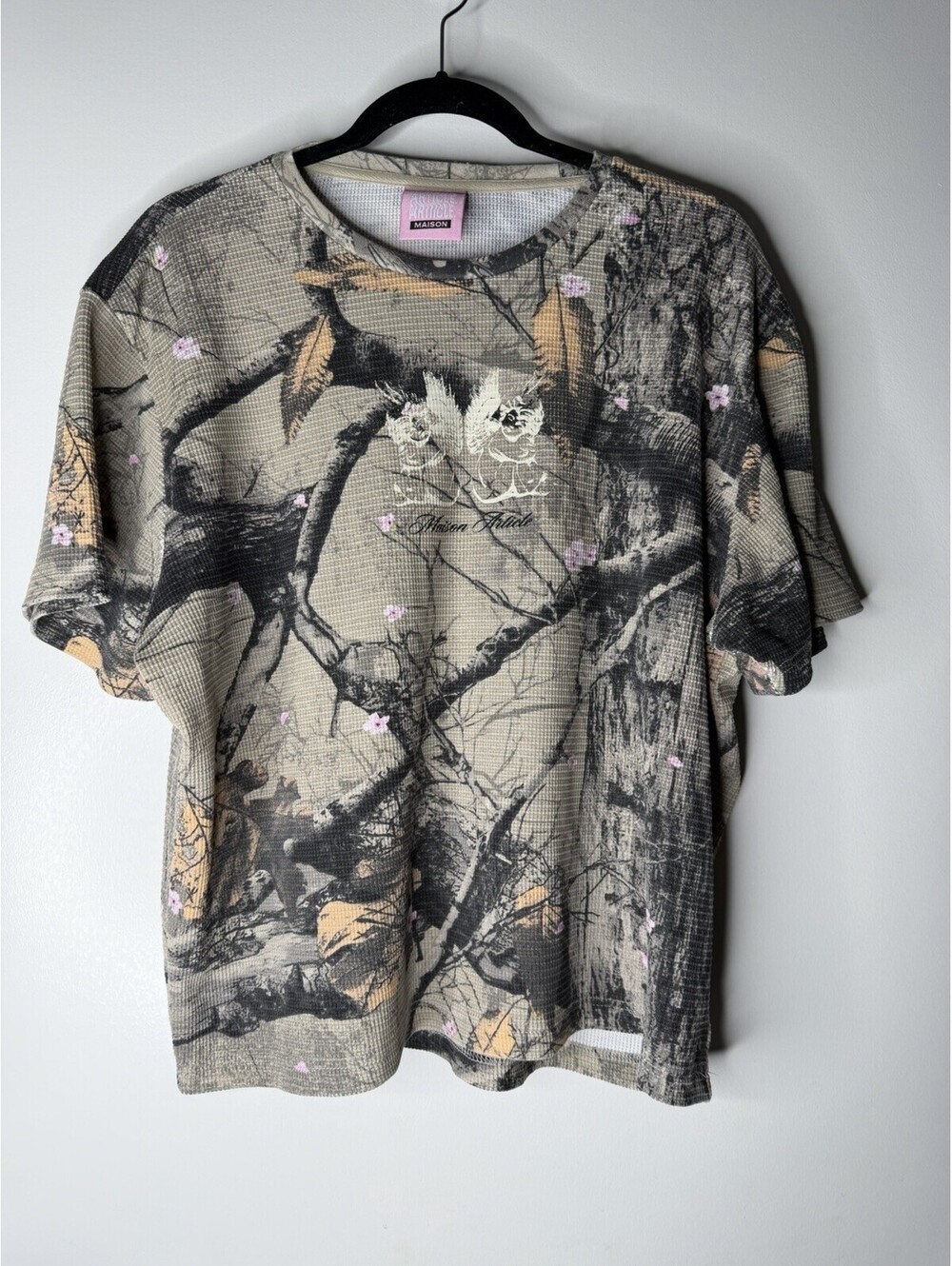 Maison Article Hardwoods Thermal Womens Short Sleeve Shirt Shoe Palace Camo 2XL